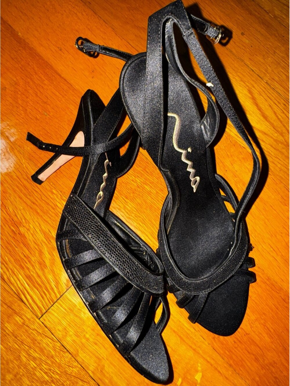 Nina black dress heels